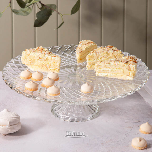 Подставка для торта Geneva 32 см, стекло EDG