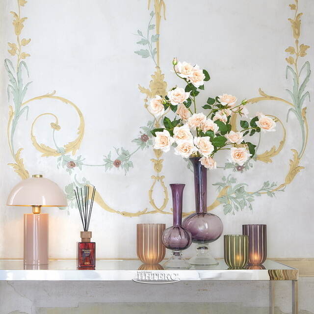 Стеклянная ваза Коллолунго 41 см лаванда EDG (ЭДГ)