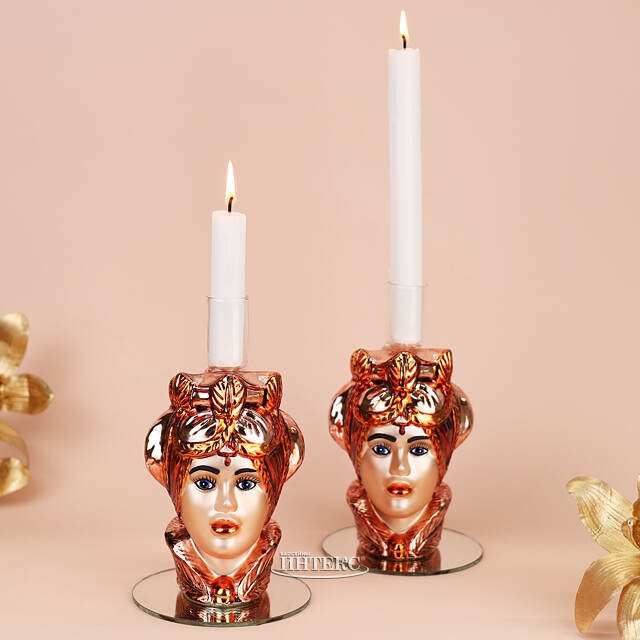 Декоративный подсвечник Синьора Шармилла 18 см EDG (ЭДГ)