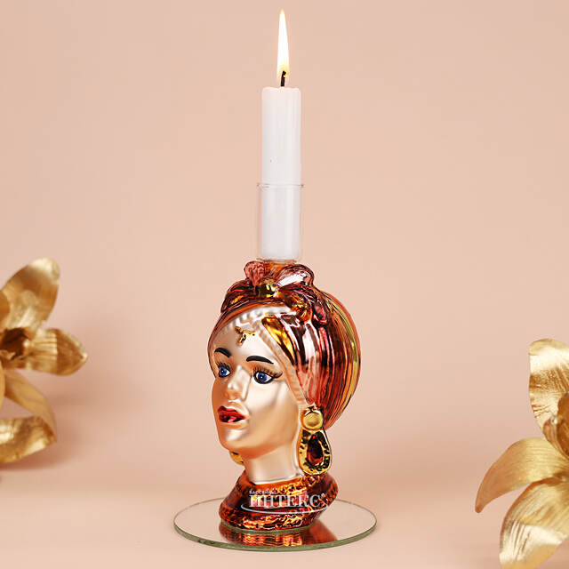 Декоративный подсвечник Синьора Арджуна 18 см EDG (ЭДГ)