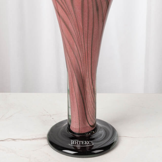 Декоративная ваза Albigono 35 см изумрудно-розовая EDG