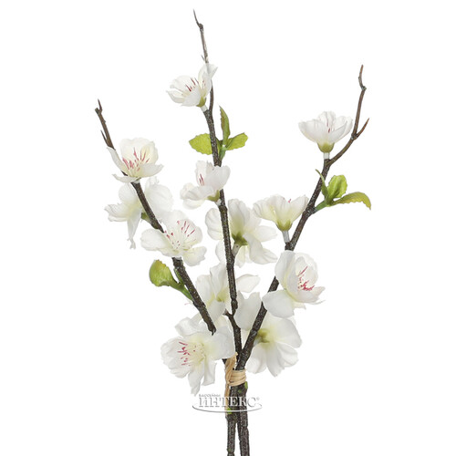 Искусственный букет Цветущая белая вишня Аморель 25 см Edelman