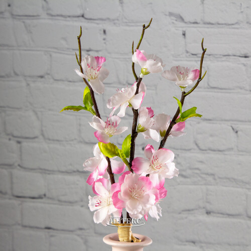 Искусственный букет Цветущая розовая вишня Аморель 25 см Edelman