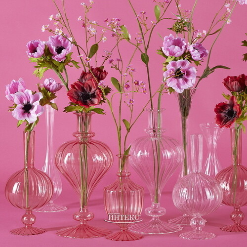 Стеклянная ваза-подсвечник Monofiore 25 см EDG