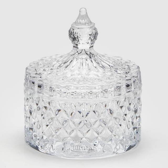 Сахарница с крышкой Madrid 10*9 см, стекло EDG