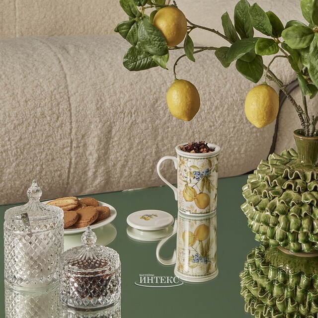 Сахарница с крышкой Madrid 14*9 см, стекло EDG