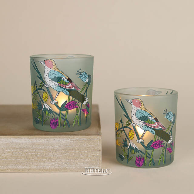 Стеклянный подсвечник Nature 8 см EDG