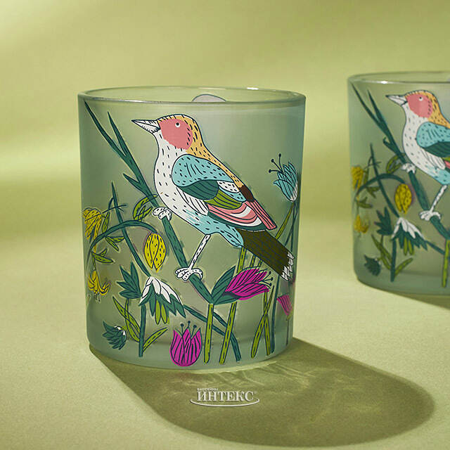 Стеклянный подсвечник Nature 8 см EDG