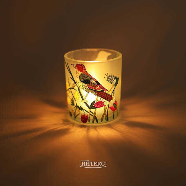 Стеклянный подсвечник Nature 8 см EDG