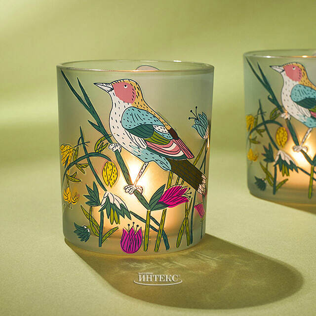 Стеклянный подсвечник Nature 8 см EDG