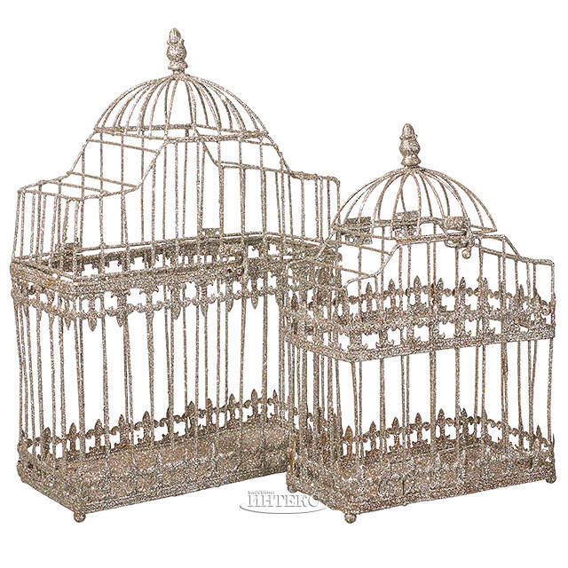 Набор декоративных клеток Extraterrestrial 30-37 см шампань, 2 шт Edelman