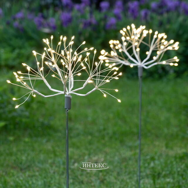 Светодиодное украшение Одуванчик Бронда 50 см, 80 теплых белых LED ламп, IP44 Edelman (Эдельман)