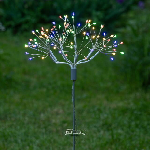 Светодиодное украшение Одуванчик Бронда 50 см, 80 разноцветных LED ламп, IP44 Edelman (Эдельман)