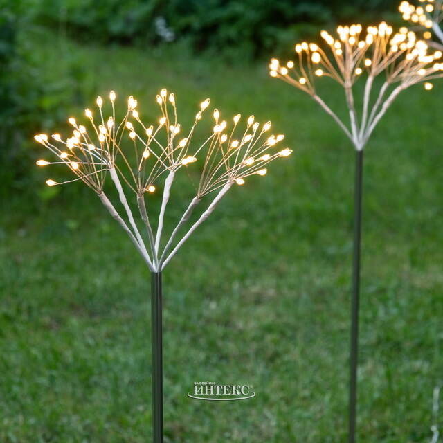 Садовый светильник Одуванчики 70 см, 180 экстра теплых белых LED ламп, IP44 Edelman (Эдельман)
