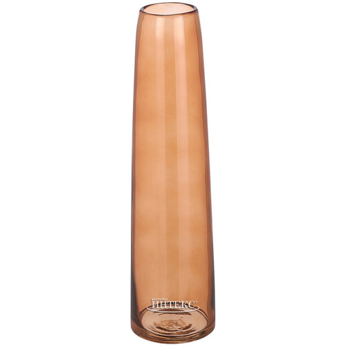 Стеклянная ваза Рейфгвино 38 см оранжевая Edelman