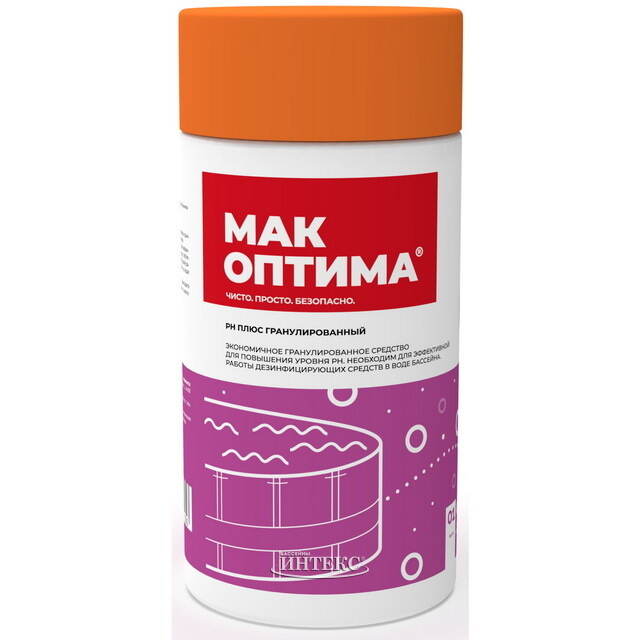 Химия для бассейна PH Минус Мак, 1.5 кг MAK