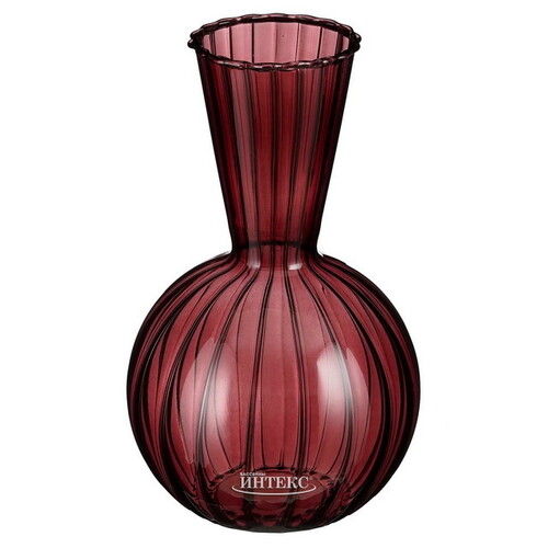 Стеклянная ваза Malu 17 см рубиновый Edelman