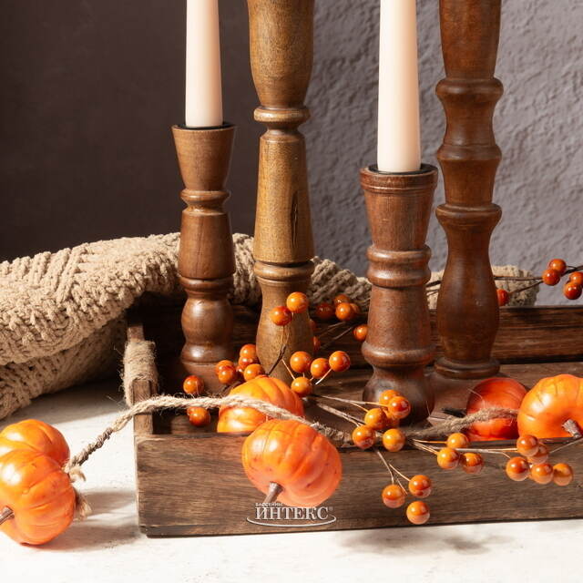 Деревянный подсвечник Andrea Gentile 28 см Koopman