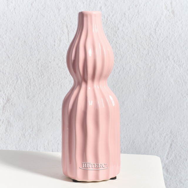 Керамическая ваза Сиракьюс 20 см розовая Edelman (Эдельман)