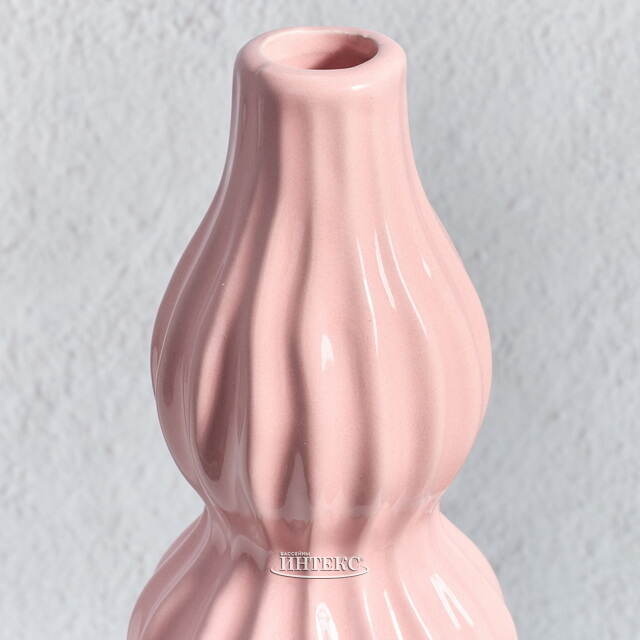 Керамическая ваза Сиракьюс 20 см розовая Edelman (Эдельман)