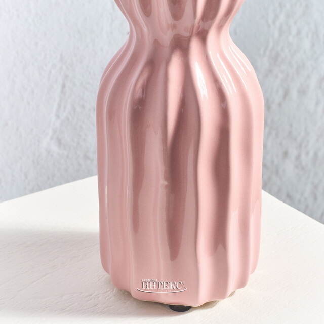 Керамическая ваза Сиракьюс 20 см розовая Edelman (Эдельман)