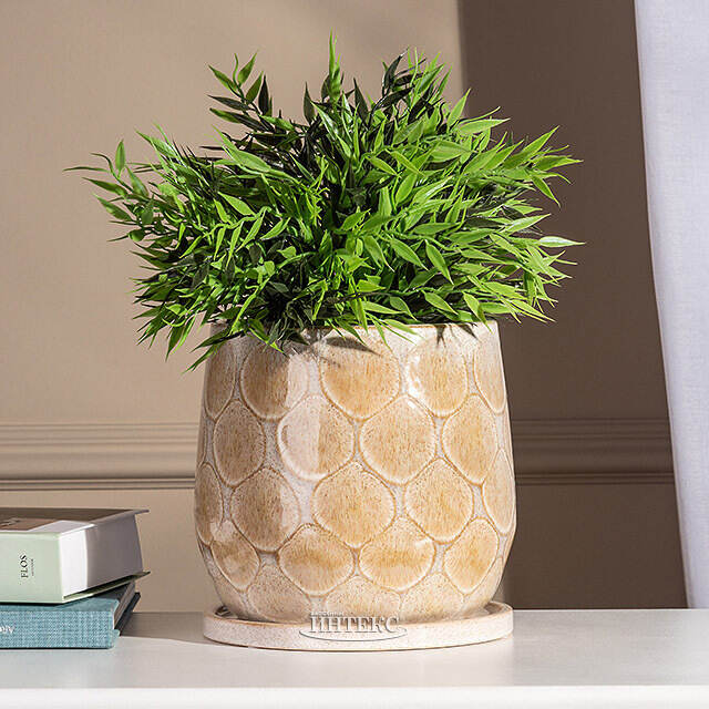 Керамическое кашпо Lousberg Cremone 19 см Edelman