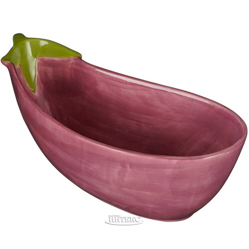 Керамический салатник Eggplant 28*12 см Edelman