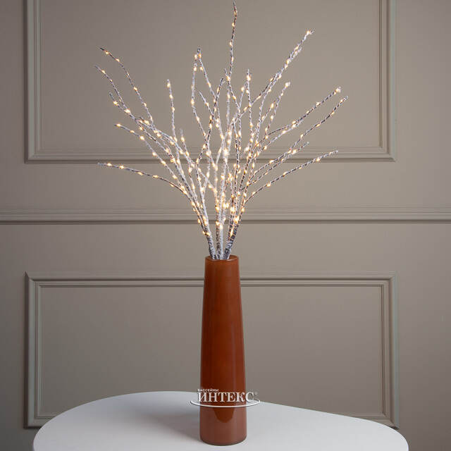 Ваза для цветов Xandra Single 38 см темно-оранжевая Edelman