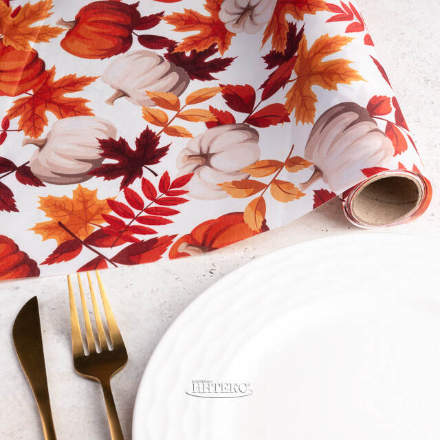 Дорожка на стол Mellow Autumn: Pumpkin 270*28 см Edelman