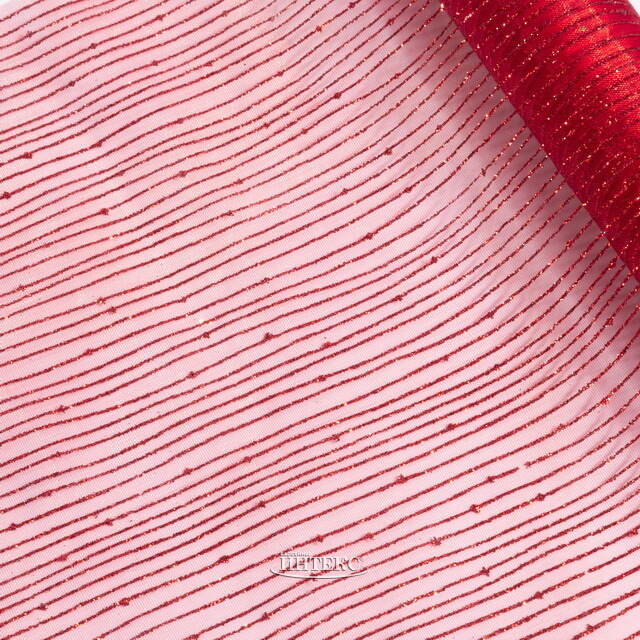 Ткань для декорирования Fili Preziose 270*28 см красная Edelman