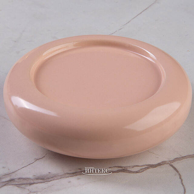 Подсвечник-блюдце Cuscino 11 см нежно-розовый Edelman (Эдельман)