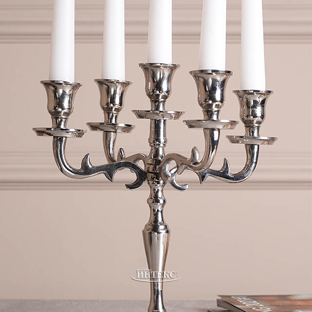 Подсвечник-канделябр на 5 свечей Авиньон 26 см Boltze