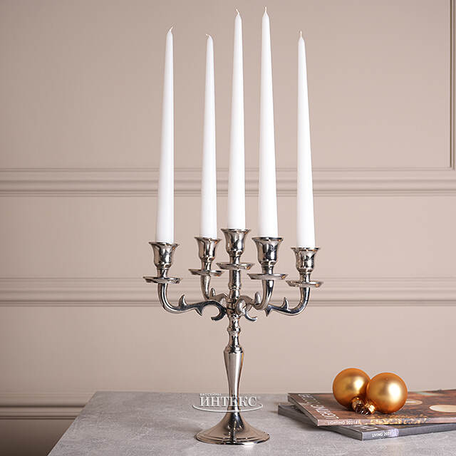 Подсвечник-канделябр на 5 свечей Авиньон 26 см Boltze