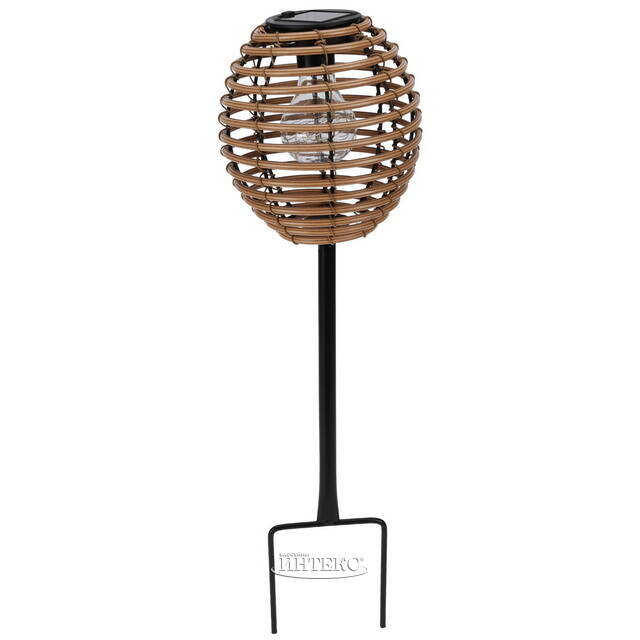 Садовый светильник на солнечной батарее Solar Barnsley 23 см бежевый Koopman