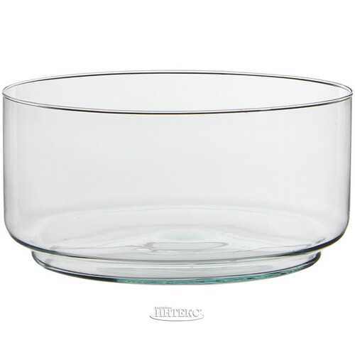 Плоская ваза Мартенвиль 26*13 см, стекло Edelman