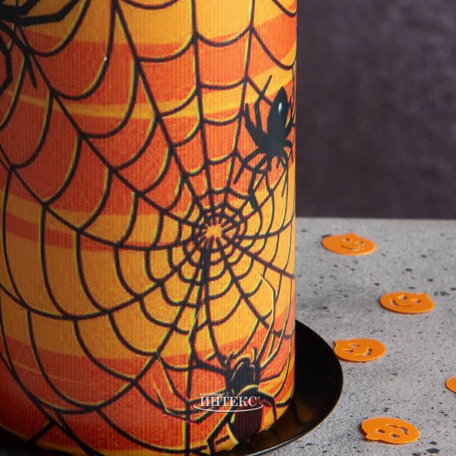Декоративная свеча Хэллоуин - Паучья вечеринка 13 см Омский Свечной