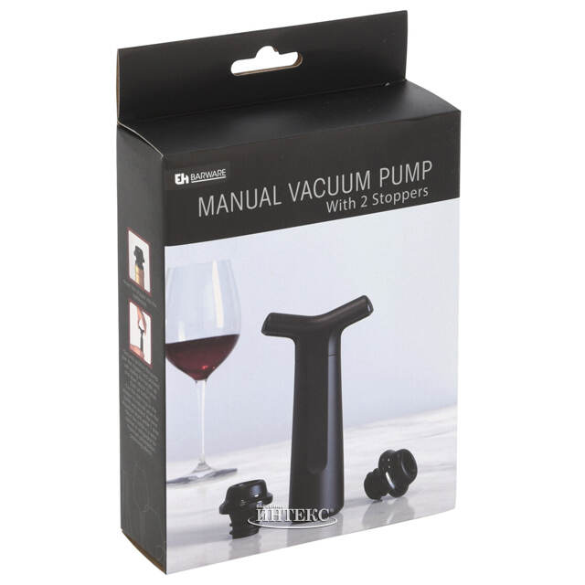 Вакуумный насос для вина с пробками Pino Noir Koopman