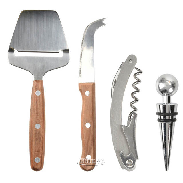 Набор для сыра и вина Wine and Cheese 4 предмета Koopman