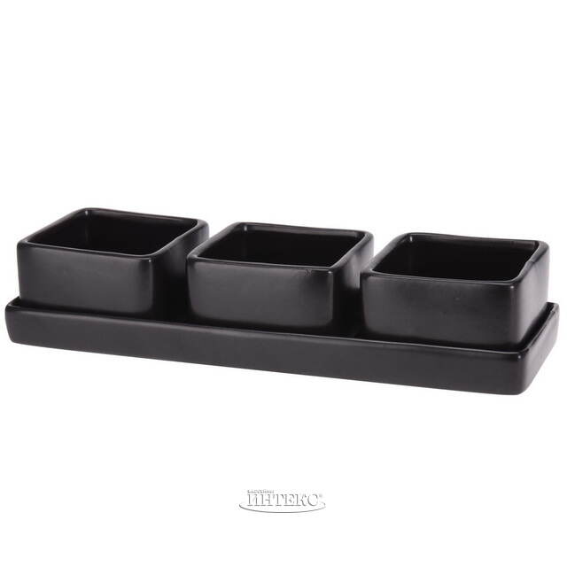 Набор для закусок Lac Noir 22*8 см, 4 предмета Koopman (Купман)