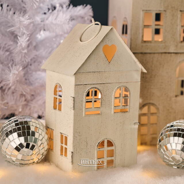 Декоративный подсвечник-домик Флиссинген 21 см Boltze