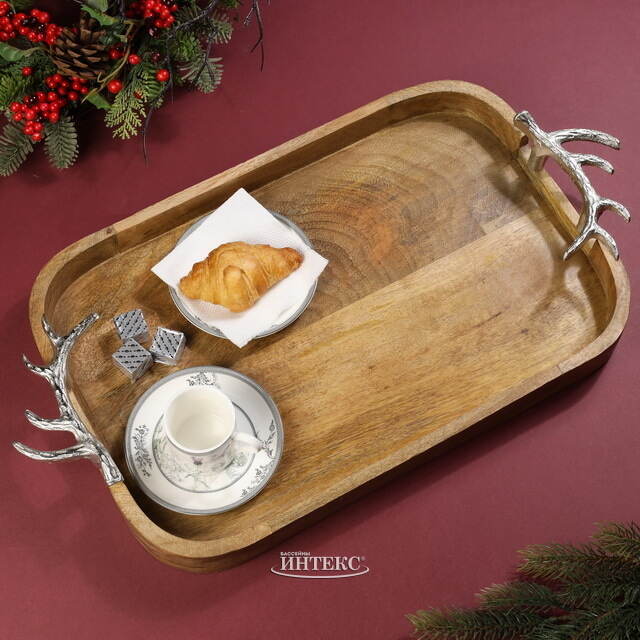 Деревянный поднос Cavoletto 56*31 см Boltze (Больтце)