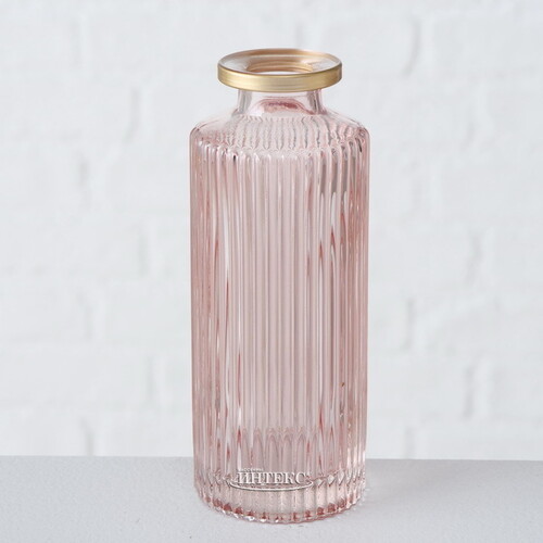 Набор стеклянных ваз Рошель Роуз 13 см, 3 шт Boltze