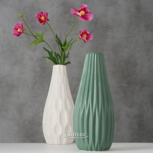 Керамическая ваза Monsanto 24 см белая Boltze
