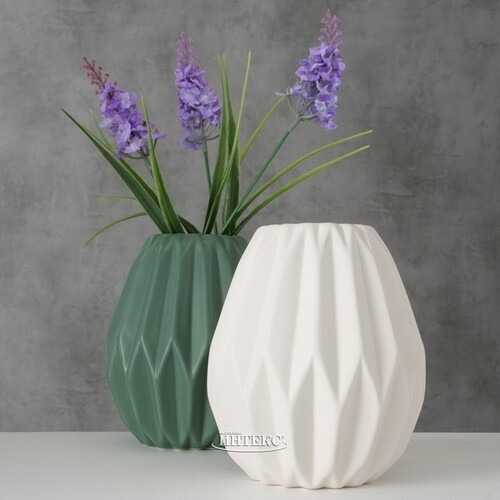 Керамическая ваза Monsanto 14 см белая Boltze