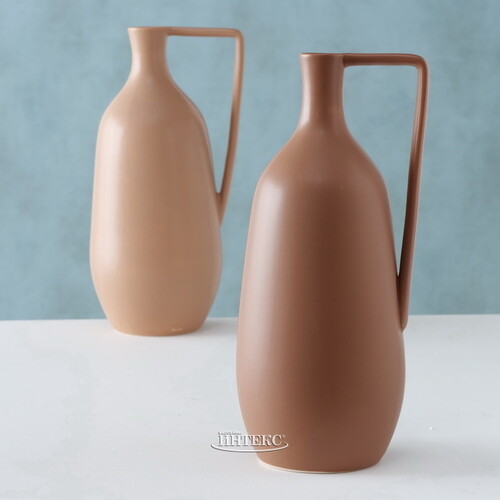 Керамическая ваза Флорино 36 см карамельная Boltze