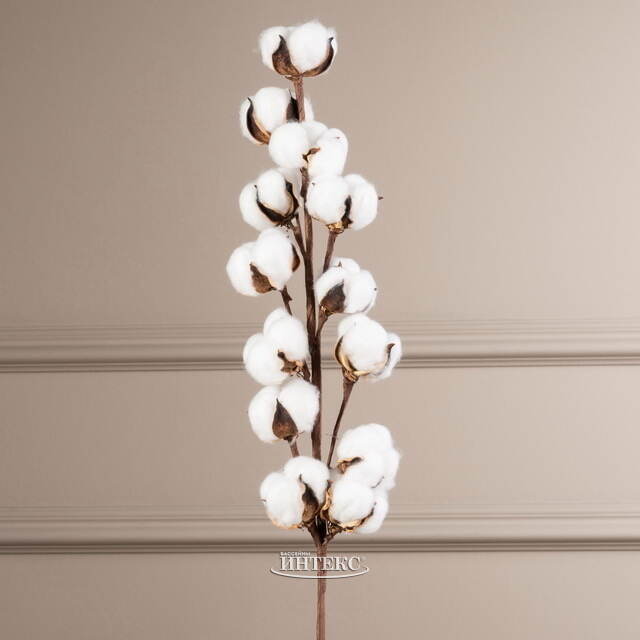 Декоративная ветка Хлопок Baumwolle 68 см Boltze