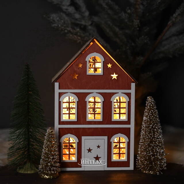 Декоративный домик Стокгольм 26 см Christmas Apple (Кристмас Эпл)