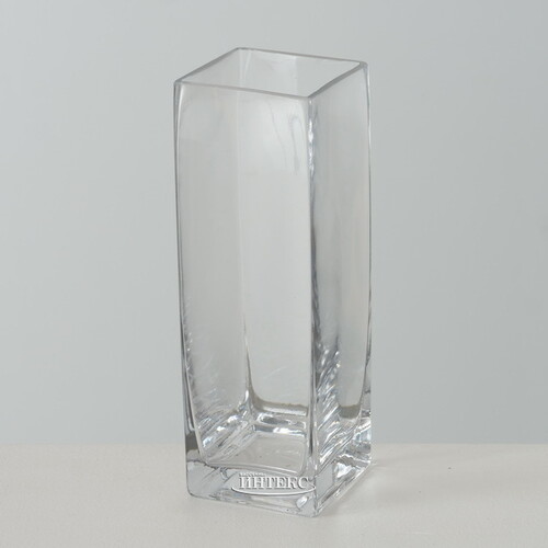 Стеклянная ваза Proteya 25 см прозрачная Boltze