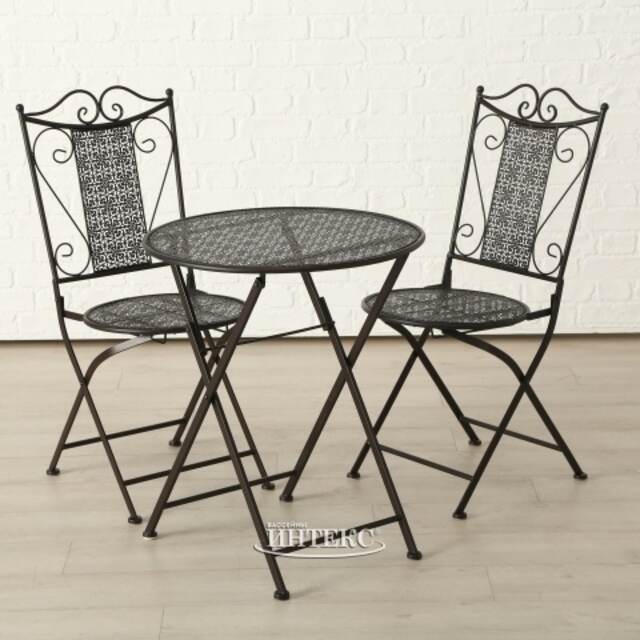 Комплект садовой мебели Maddison: 1 стол + 2 стула Boltze