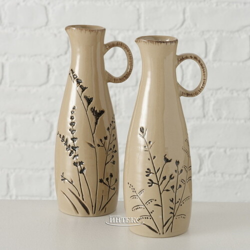 Фарфоровая ваза кувшин Botanico: Herbs 20 см Boltze